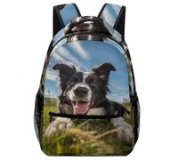 SJOAOAA Zainetto unisex Ger Shepherd Animal Pet - Spaziosa tasca principale + 2 tasche laterali in rete per la scuola o per il computer portatile