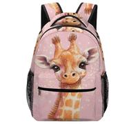 SJOAOAA Zainetto unisex per studio essenziale, motivo: meduse e animali marini - porta appunti e astuccio ad anello per la scuola, per libri, computer portatile, zaino, Stile 5, Taglia unica