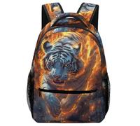 SJOAOAA Zainetto unisex per studio essenziale, motivo: meduse e animali marini - porta appunti e astuccio ad anello per la scuola, per libri, computer portatile, zaino, Stile 7, Taglia unica