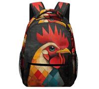 SJOAOAA Zaino leggero a tema scimmia, zainetto per libri, borsa da viaggio, borsa per computer portatile, stile 60, Stile 3, One Size, Zaino daypack