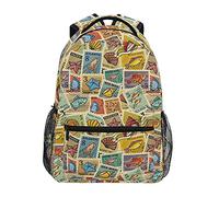 SJOAOAA Zaino leggero con bandiera del Regno Unito per libri universitari escursionismo campeggio zaino scuola viaggi borse per computer portatile Style-4180, Multicolore6, One Size, Zaino daypack