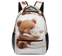 SJOAOAA Zaino leggero per studio, essenziale, carino, con volpe, zainetto per libri, borsa da viaggio per computer portatile, stile 908, Stile 4, One Size, Zaino daypack