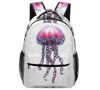 SJOAOAA Zaino leggero per studio, essenziale, carino, con volpe, zainetto per libri, borsa da viaggio per computer portatile, stile 908, Stile 7, One Size, Zaino daypack