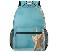 SJOAOAA Zaino leggero per università, zaino per libri, scuola, viaggi, borse per computer portatile, stile 2838, Aqua Sea, One Size, Zaino daypack