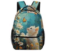 SJOAOAA Zaino unisex alla moda, città moderna, bella città, motivi carini/alla moda e pratiche tasche per scuola, libreria, borsa per computer portatile, zaino, Stile-1, Taglia unica