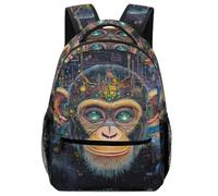 SJOAOAA Zaino unisex alla moda, città moderna, bella città, motivi carini/alla moda e pratiche tasche per scuola, libreria, borsa per computer portatile, zaino, Stile 6, Taglia unica