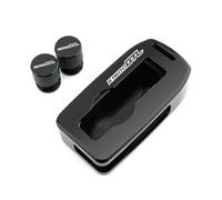 SJOIOOP Moto in Metallo per Chiavi Portachiavi Per K1600GTL 2010-2020 Accessori per moto più venduti Copri chiave CNC Copri chiave Protezione Tappo valvola pneumatico(1 set K1600GTL Black)