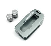 SJOIOOP Moto in Metallo per Chiavi Portachiavi Per K1600GTL 2010-2020 Accessori per moto più venduti Copri chiave CNC Copri chiave Protezione Tappo valvola pneumatico(1 set K1600GTL Gray)
