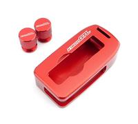 SJOIOOP Moto in Metallo per Chiavi Portachiavi Per K1600GTL 2010-2020 Accessori per moto più venduti Copri chiave CNC Copri chiave Protezione Tappo valvola pneumatico(1 set K1600GTL Red)