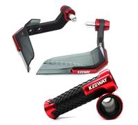 SJOIOOP Paramani per estremità Manubrio per Keeway Hurricane 50 Vieste 300 Zahara Cityblade K-Light RKV RKF 125 RKS 150 Moto Manopole A Mano Protezione della Mano Copertura Antivento(Red)