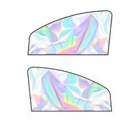 SJPJDGFC per Toyota RAV4 2013-2019 Corolla 2014-2019 Parasole Auto Magnetico, Tendine per Finestrini Laterali in Cristallo di Ghiaccio Laser, Protezione Solare,2pcs(Front Window)