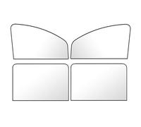 SJPJDGFC Tendine Parasole Auto, per Jeep Avenger 2023 2024 2025 Tendine Finestrini Laterali Laterali Bloccare Raggi UV e Calore Anti Zanzare Ventilazione Tendine,A