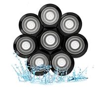 Sjpzwcrl Testina Rasoio Testa Calva: - Ricambi 8 Testine Rasoio Elettrico Barba e Capelli Zero Assoluto 0 mm Uomo Elettrici Shaver 8D Teste di Ricambio Regolabarba Tagliacapelli Viso (Nero)