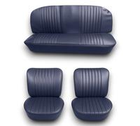 SJS Carstyling Coprisedili VW Käfer 1300-1303 Limousine Blu Perforato