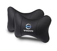 SJSHOPS 2 Pezzi Cuscino Poggiatesta Auto per Volvo V90 1996-1998, Cuscino Cervicale per Guida, Poggiatesta per Sedile Auto, Aumenta Il Comfort di Guida, Cuscino Morbido,Black
