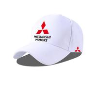 SJSHOPS Berretto Baseball con Stemma Auto per Mitsubishi L200 2020 2021 2022 2023 2024 2025 K74,Cappellino Sportivo Casual Visiera Curva Regolabile,Accessorio Tendenza per Uomo Donna Amanti Auto,A