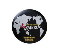 SJSHOPS Copri Pneumatico Auto per Mitsubishi Pajero V93 V97 5 Seats 2007-2023,Copertura per Ruota di Scorta,Copri Ruota Resistente agli Agenti Climatici,Borsa Protettiva per Pneumatici Auto,16"