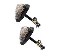 SJSJJAH Indicatori di direzione for moto da 12 V, coppia di 9 indicatori di direzione a LED for moto, luce lampeggiante gialla.