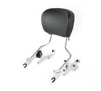 SJSJJAH Schienale Sissy Bar for Moto, con Attacco a 4 Punti for Touring Road King Road Glide 2014-2024(Chrome)