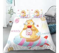 SJSXWQN Copripiumino Singolo Bambino 135x200 cm Animali Divertenti Set di Biancheria da Letto con Cerniera Nascosta Set Copripiumini in Microfibra Morbido Traspirante e 2 Federe 50x80 cm