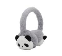 SJTJSPX Paraorecchie di Panda Copre Orecchie Regolabile Bambina Ragazzo Paraorecchie Inverno Sci Moto Viaggio Scaldamani Peluche Caldo Copertura Orecchie Contro il Freddo Orecchio Protect Morbido,