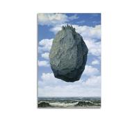 SJWINER Rene Magritte, Poster con immagine del castello dei Pirenei, design estetico, per soggiorno e camera da letto, 60 x 90 cm, senza cornice, stile