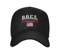 SJXIZEH Berretto da Baseball da Uomo Cappellino da Baseball Personalizzato Doge Department of Government Efficienza Outdoor Uomo Cappello da papà Regolabile da Donna Cappelli Snapback Estivi Regalo