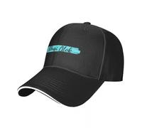 SJXIZEH Cappello Estivo,Isola di Dugi Otok in Dalmazia Croazia Hrvatska Turchese Blu Minimalista Mare Resort Design Berretto da Baseball