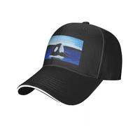 SJXIZEH Cappello Estivo,Orca Orca Whales Berretto da Baseball Cappello da papà Cappelli da Ragazza da Uomo