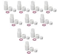 SJZBIN 10Sets Bianco RJ45 Impermeabile Connettore Cap Copertura per Telecamera IP di Rete Esterna CCTV Cavo Pigtail POE NVR Sistema di Connessione Coperchio Adattatore