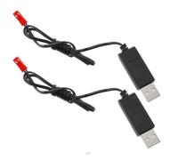 SJZBIN Cavo di ricarica USB JST Plug 3.7V Cavo di ricarica USB Maschio JST Connettore USB Caricabatterie al litio per RC Aircraft Elicottero Giocattoli Accessori, CCJSTPLB-2