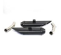 SJZC per Y&amaha R1 TOCE 51 mm Coppia di Tubi di Scarico a Doppia Apertura Sinistro e Destro Sistema di Scarico Nero Tubo di Scarico per Auto Sportive (Size : 2004-2006)