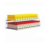 SJZHUYUE Acrilico trasparente for espositore pusher for portasigarette automatico a due livelli for vendita al dettaglio(Style6)