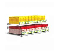 SJZHUYUE Acrilico trasparente for espositore pusher for portasigarette automatico a due livelli for vendita al dettaglio(Style5)