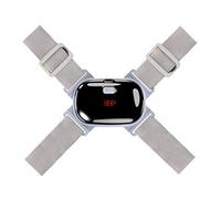 SJZLCXFC Correttore posturale Intelligente per la Schiena Cintura per Allenamento per Le Spalle Display LCD Intelligente Correzione dello Schermo Dispositivo massaggiatore per Vibrazioni a Schiena