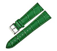 Sjzwt Donne Guarda Accessori 12-22mm cinturini Watch Band vera pelle Cinturino Verde, verde, 20mm