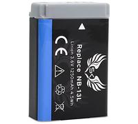 SK - Batteria di ricambio per Canon NB-13L | 1250 mAh | per PowerShot G1 X Mark III / G5 X G9 X Mark II / G7 X Mark II - III / SX720 HS / SX730 HS / SX740 HS