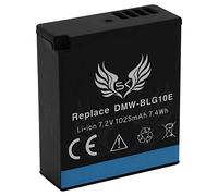 SK - Batteria di ricambio per Panasonic DMW-BLG10 / DMW-BLG10E, 1025 mAh, per Panasonic Lumix DMC-GF6 GX7 GX80 DMW BLG10 BLG10E BLE9 DMW-BLE9E CS-BLG10MC