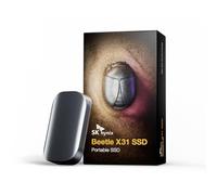 SK hynix Beetle X31 2TB SSD Esterno con DRAM, fino a 1050MB/s, USB 3.2 Gen2, Hard Disk SSD Esterno Portatile compatibile con PC Windows, Mac, Android, Console di gioco (Dark Grey)
