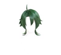 SK∞ Joe Cosplay Wig Green Short Straight Little Ponytail Heat Resistant Hair Role Play SK8 the Infinity SK Eight+ Wig cap