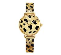 SK SHENGKE - Orologio da polso da donna, in acciaio inox, con quadrante semplice, cassa posteriore K0152 Oro