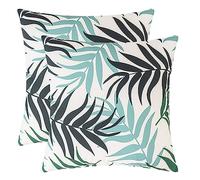 SK Studio Federa per Cuscino Impermeabile Copricuscini 2 Pezzi Federa Copri Cuscino Decorativo Caso Stampa per Divano Sedie Picnic Camera da Letto Blu scuro A, 45x45cm