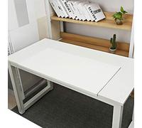 SK Studio Tappetino da Scrivania in pelle Grande Tappetino per mouse | Impermeabile e Antiscivolo per Scrivere, Tappetino da Scrivania di Grandi Dimensioni per L'ufficio e la Casa, Bianca, 90x48cm