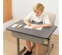SK Studio Tappetino Scrivania in pelle Tappetino per Mouse da Gaming Grande Impermeabile per Ufficio e CasaBraun, 90x40cm
