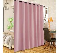 SK Studio Tende Oscuranti per Interni, Tenda Termica Isolante Freddo per Soggiorno Tenda Divisoria per Camera da Letto Cameretta Bambini Soggiorno Finestre, 1 Pannello, Rosa 1, 132x213cm
