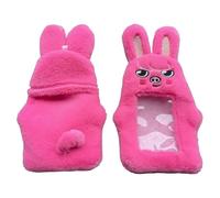 Sk-Zoo - Porta carte di credito in peluche "Stay", per bambini, Bbokari, Jiniret, lupo, Chan Leebit, Dwaekki, 1, Casual