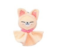 Sk-zoo - Portachiavi in peluche "STAY", 10-12 cm, per bambini randagi "Sunny Doll", skz, lupo, Chan, Jiniret, Bbokari, Leebit, portachiavi con ciondolo, Foxi.ny, 12 cm