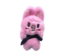 Sk-zoo Portachiavi in peluche "STAY" mini portachiavi con ciondolo magnetico 10 cm lupo Chan Jiniret Bbokari portachiavi, Dwaekki, 10 cm