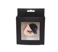 Sk-zoo - Spilla luminosa "ATE World Tour", 7 x 7 cm, spilla per abbigliamento per bambini randagi, lupo Chan Jiniret Bbokari, con confezione regalo, 7*7 cm, Acrilico