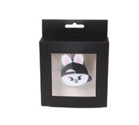Sk-zoo - Spilla luminosa "ATE World Tour", 7 x 7 cm, spilla per abbigliamento per bambini randagi, lupo Chan Jiniret Bbokari, con confezione regalo, 7*7 cm, Acrilico